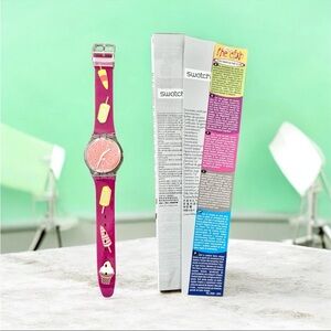 Vintage Swatch Watch 🍦🍭Summer Treat 🍭🍦GE155 2004/2005 + Case & Papers